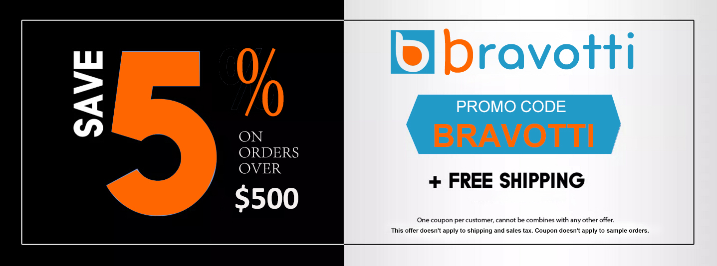 coupon promo code BRAVOTTI - save 5% off