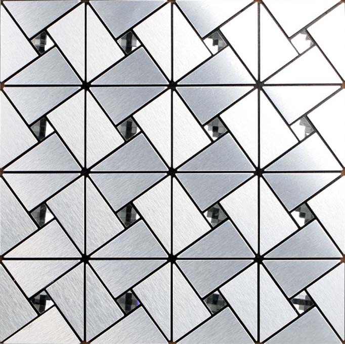 Silver Alucobond Tile Sheets L And, Metal Wall Tiles Decor