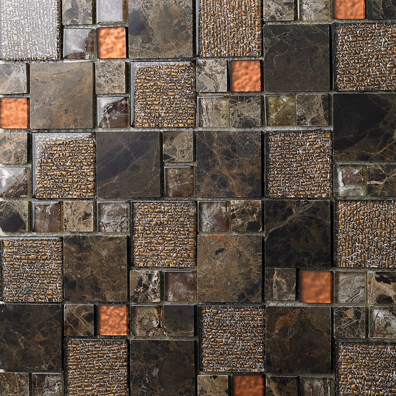 Brown Crystal Gl Mosaic Tile Natural Marble Stone Tiles Brown Crystal Gl Mosaic Tile Natural Marble Stone Tiles Free Shipping Wall Backspalshes Bedroom Washroom Kitchen Decorative Sblt632
